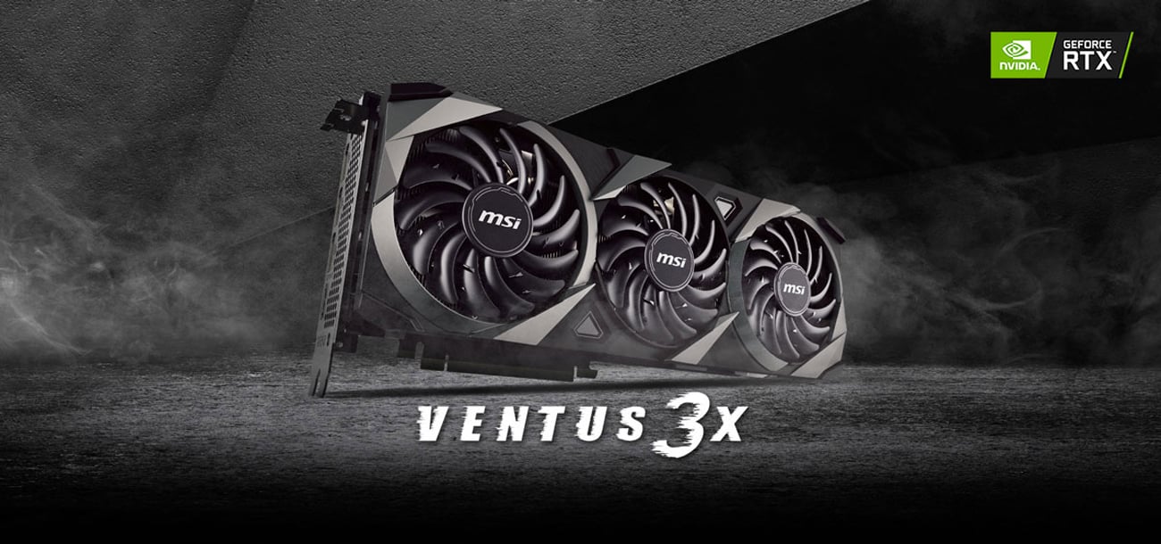 MSI Ventus GeForce RTX 3090 Video Card RTX 3090 VENTUS 3X 24G OC